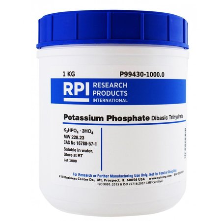 RPI Potassium Phosphate Dibasic Trihydrate, 1 KG P99430-1000.0